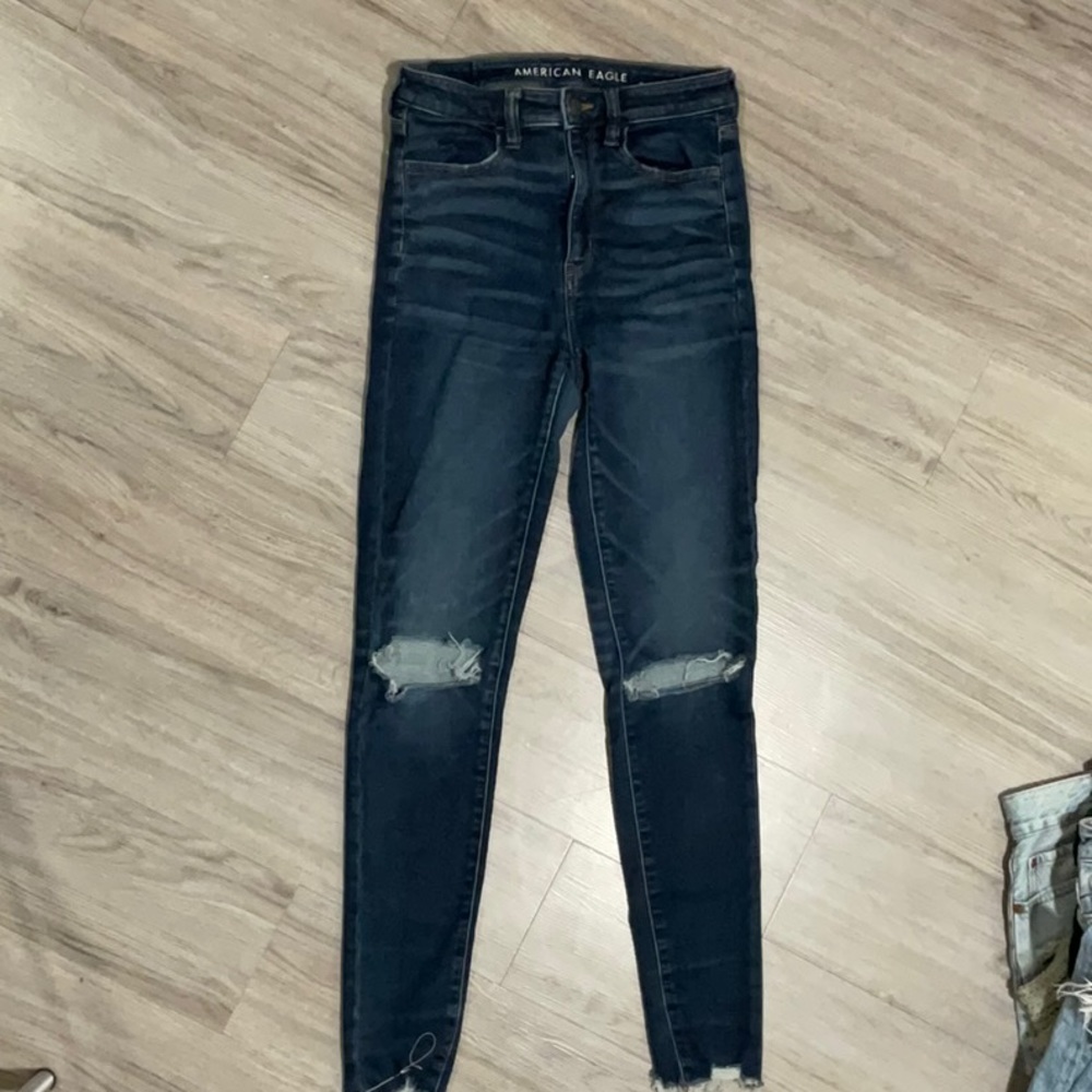 American eagle size 2 regular Super hi-rise jegging